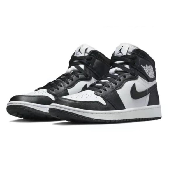 Air Jordan 1 High Golf 'Panda' DQ0660-101 Spikeless Cleats size 14